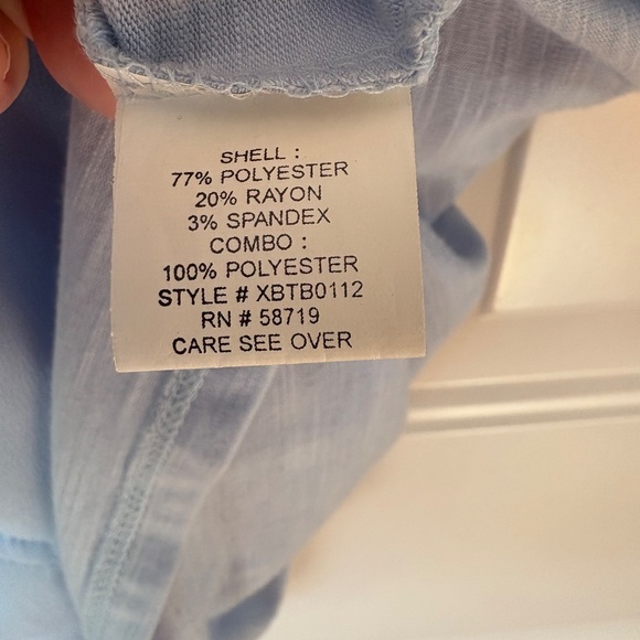 NY Collection Buttondown Shirt, Size M - Picture 9 of 11